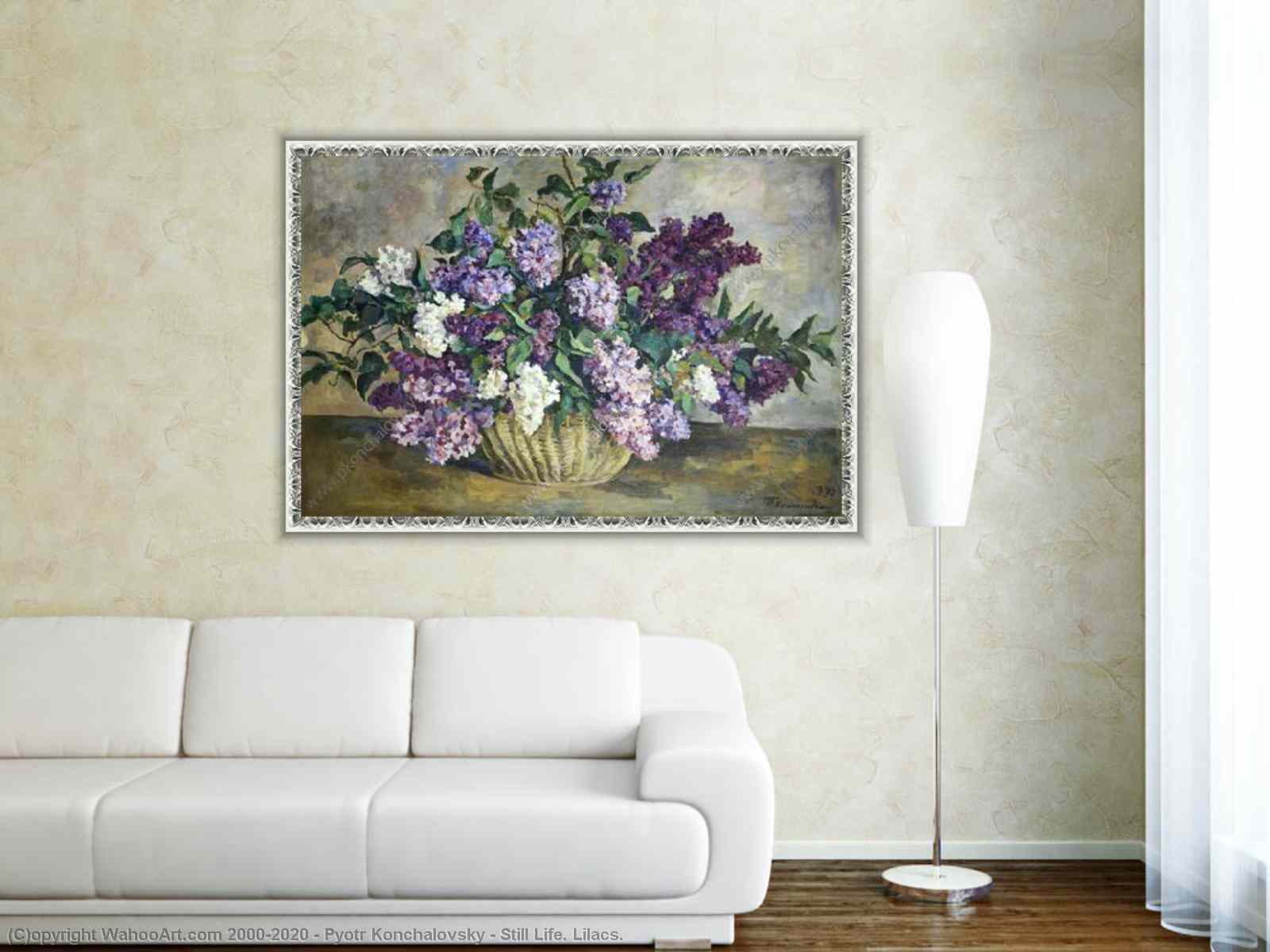 Oil Painting Replica Still Life with Lilac by Pyotr Konchalovsky