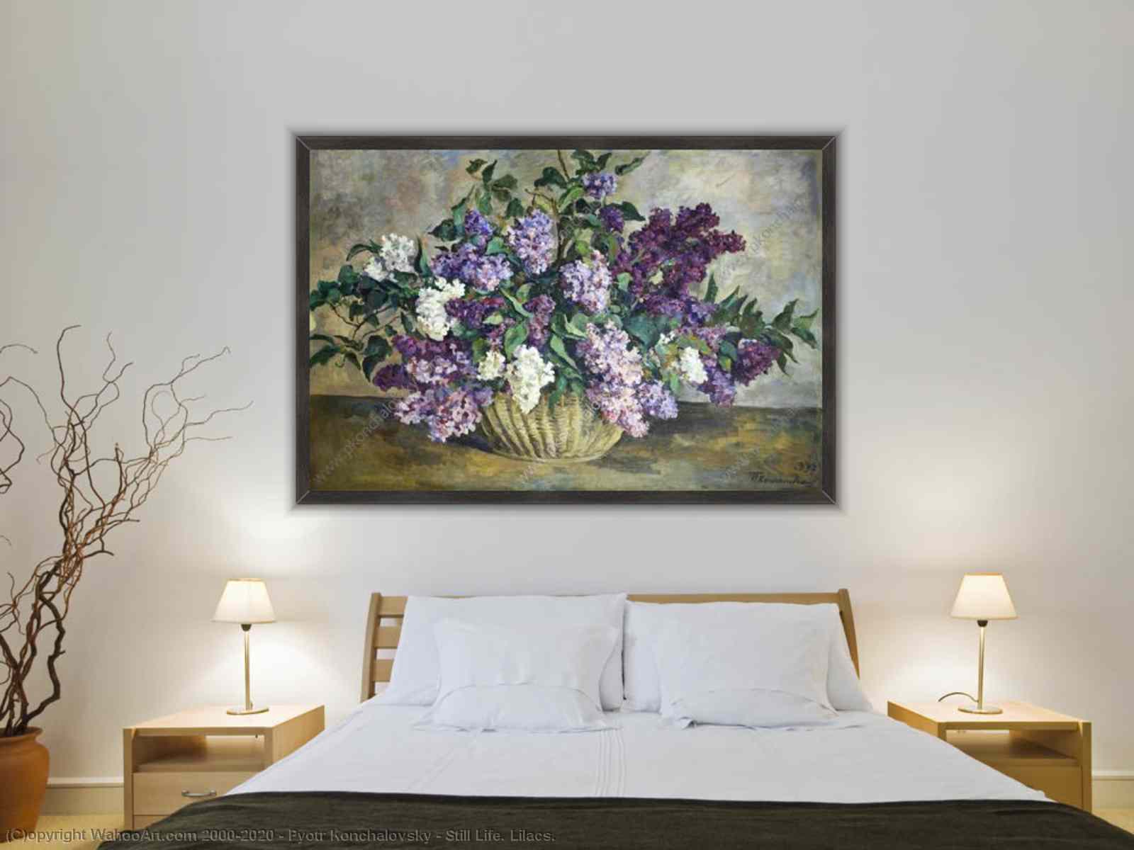 Oil Painting Replica Still Life with Lilac by Pyotr Konchalovsky