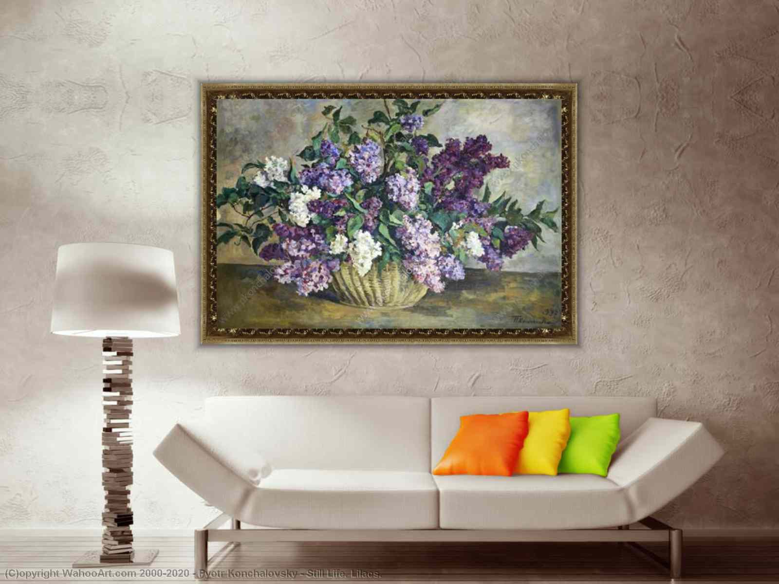 Oil Painting Replica Still Life with Lilac by Pyotr Konchalovsky