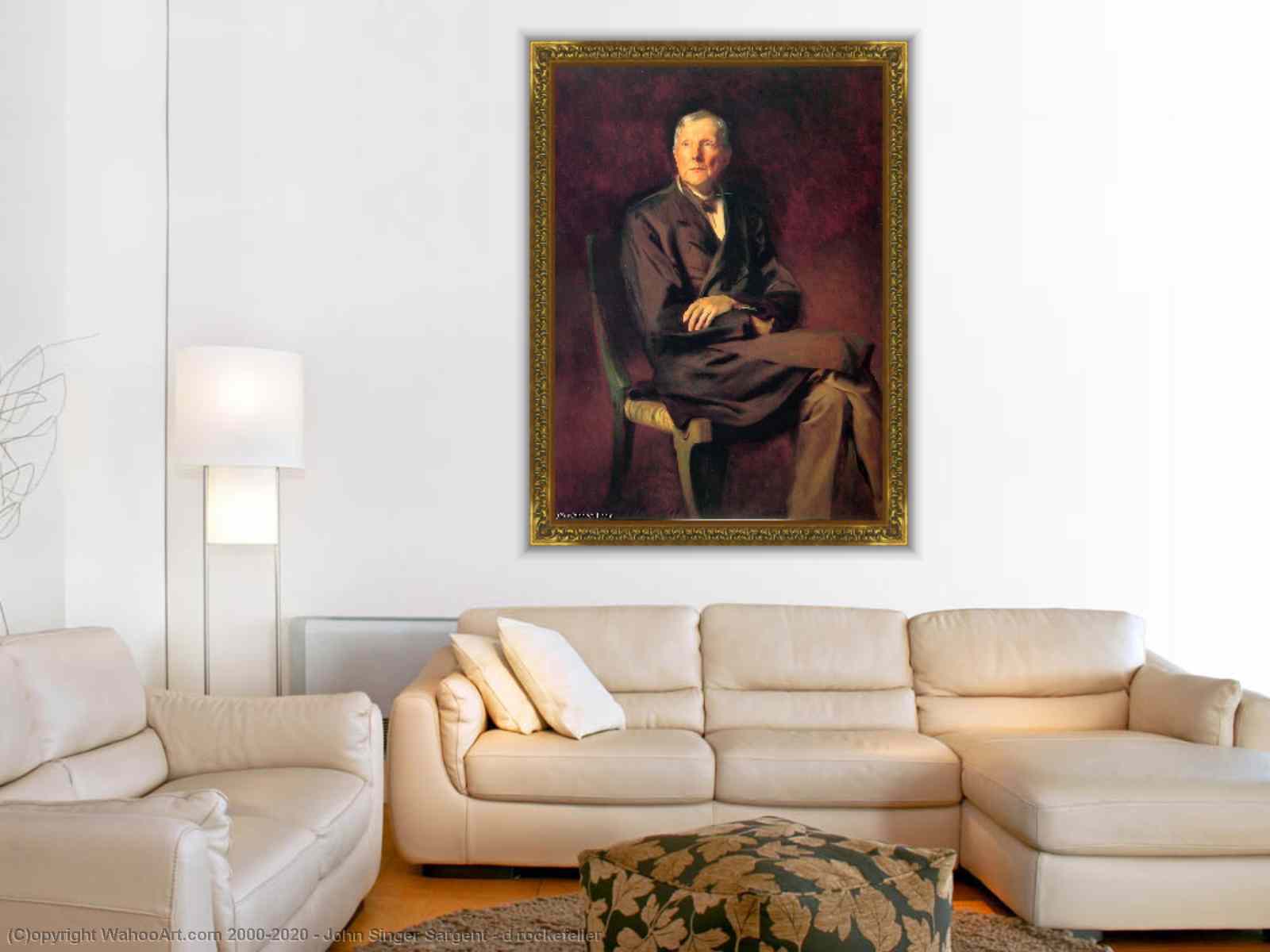 John D. Rockefeller oil painting reproduction by John Singer