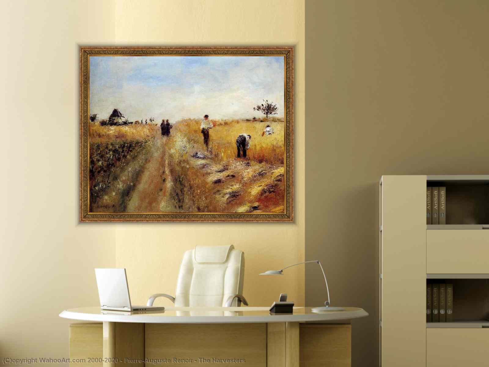Riproduzioni Di Quadri Impressionista Gli Harvester di Pierre-Auguste Renoir