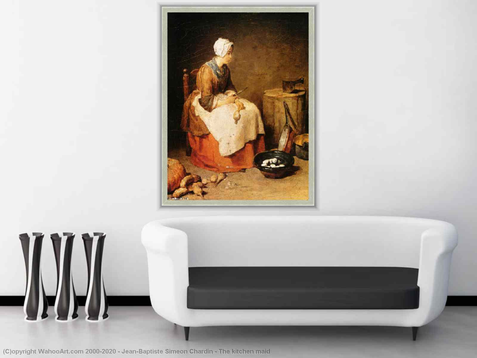 The Kitchenmaid by Giuseppe Maria Crespi Reproduction For Sale