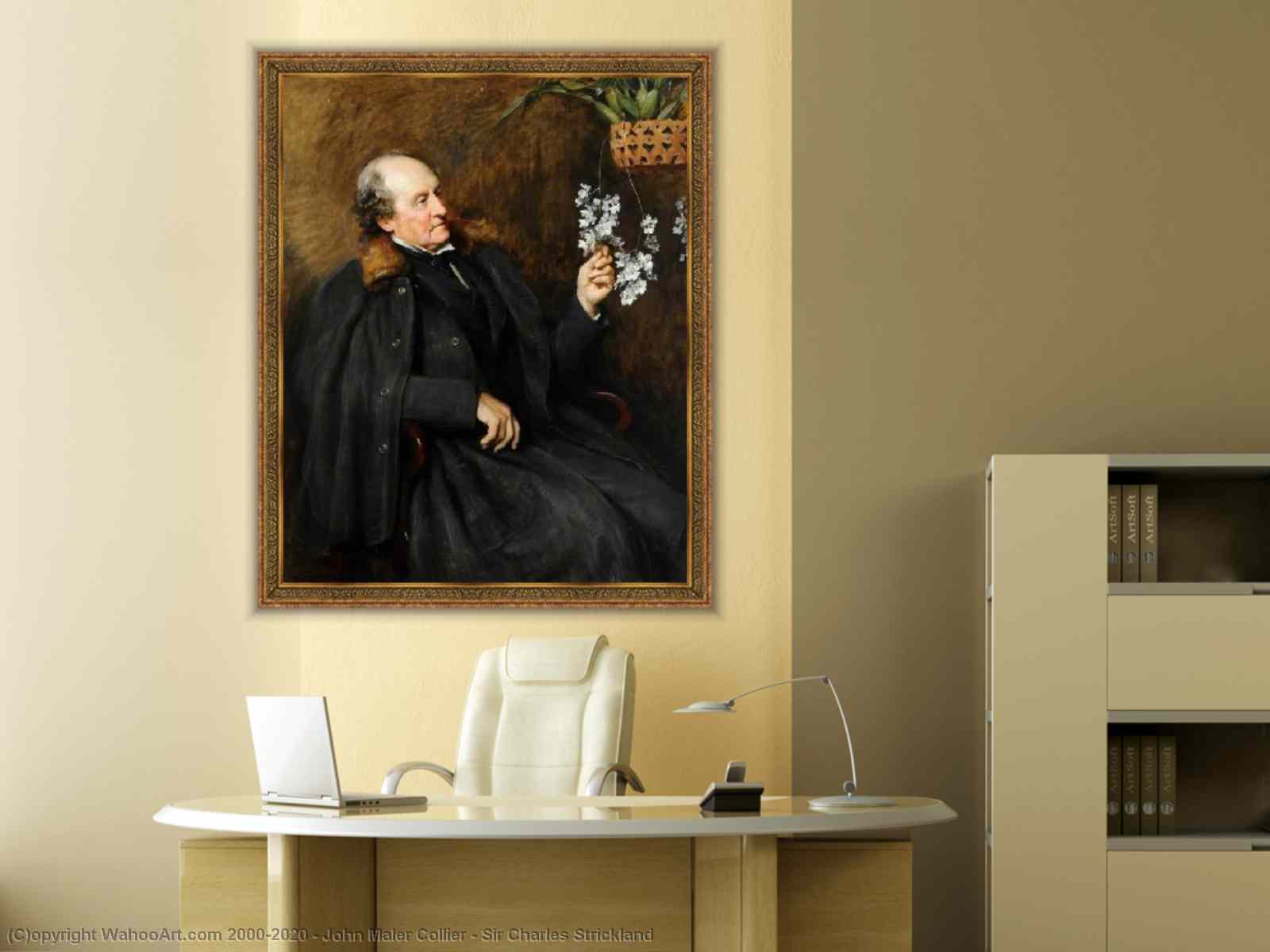Museum Art Reproductions Impressionism Sir Charles Strickland by John Maler  Collier | TopImpressionists.com